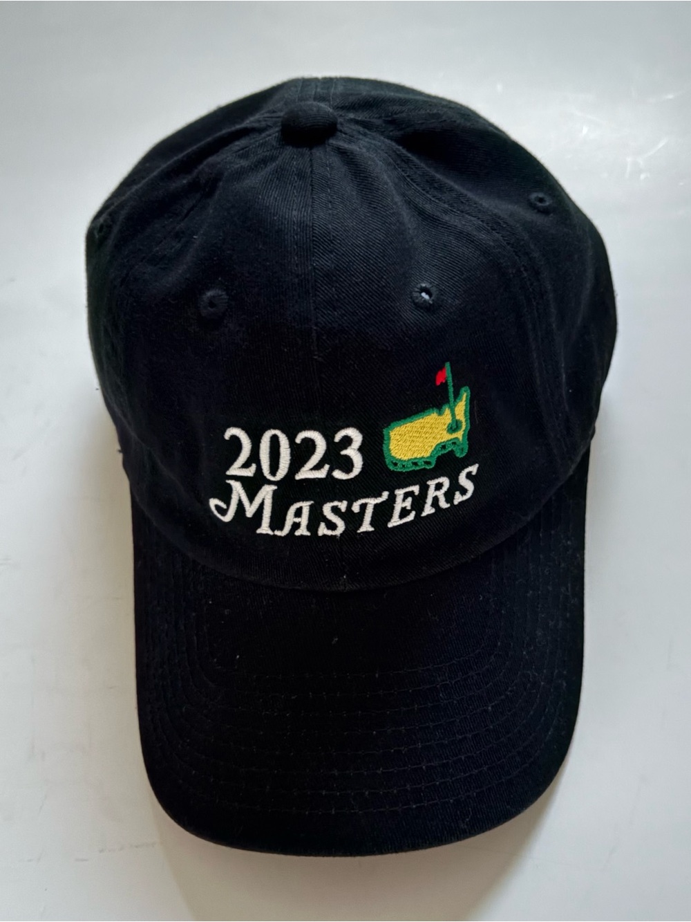 2023 Masters Black Embroidered Golf Cap